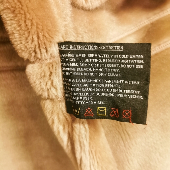 Faux Suede sherpa coat - Picture 5 of 5